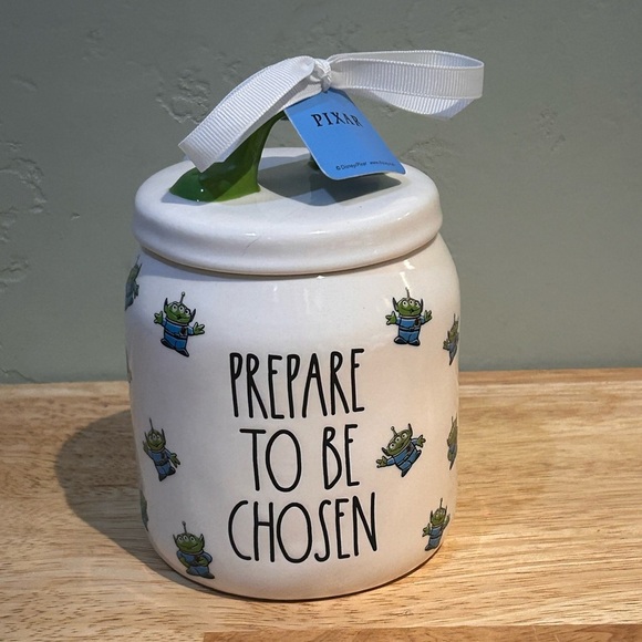 Disney Pixar Toy Story "Prepare To Be Chosen" Ceramic Canister By Rae Dunn NWTS - Picture 5 of 5